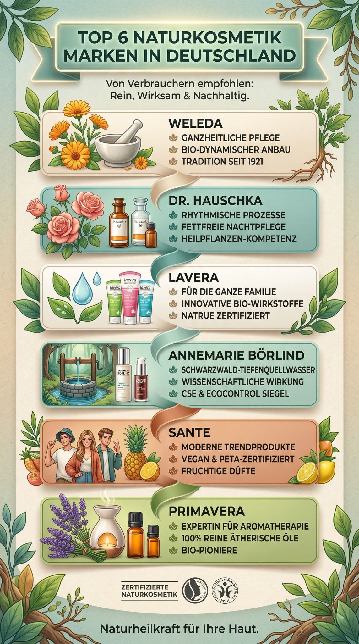 Naturkosmetik Marken