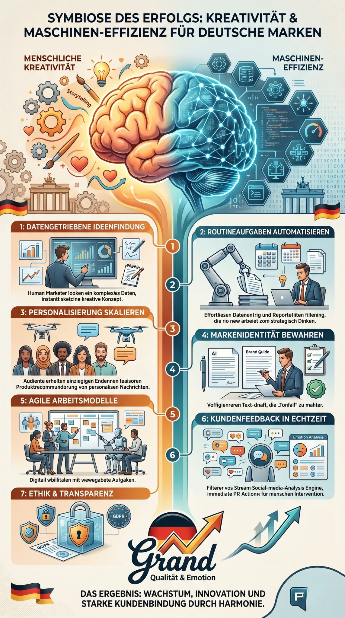 Kreativität und Maschineneffizienz