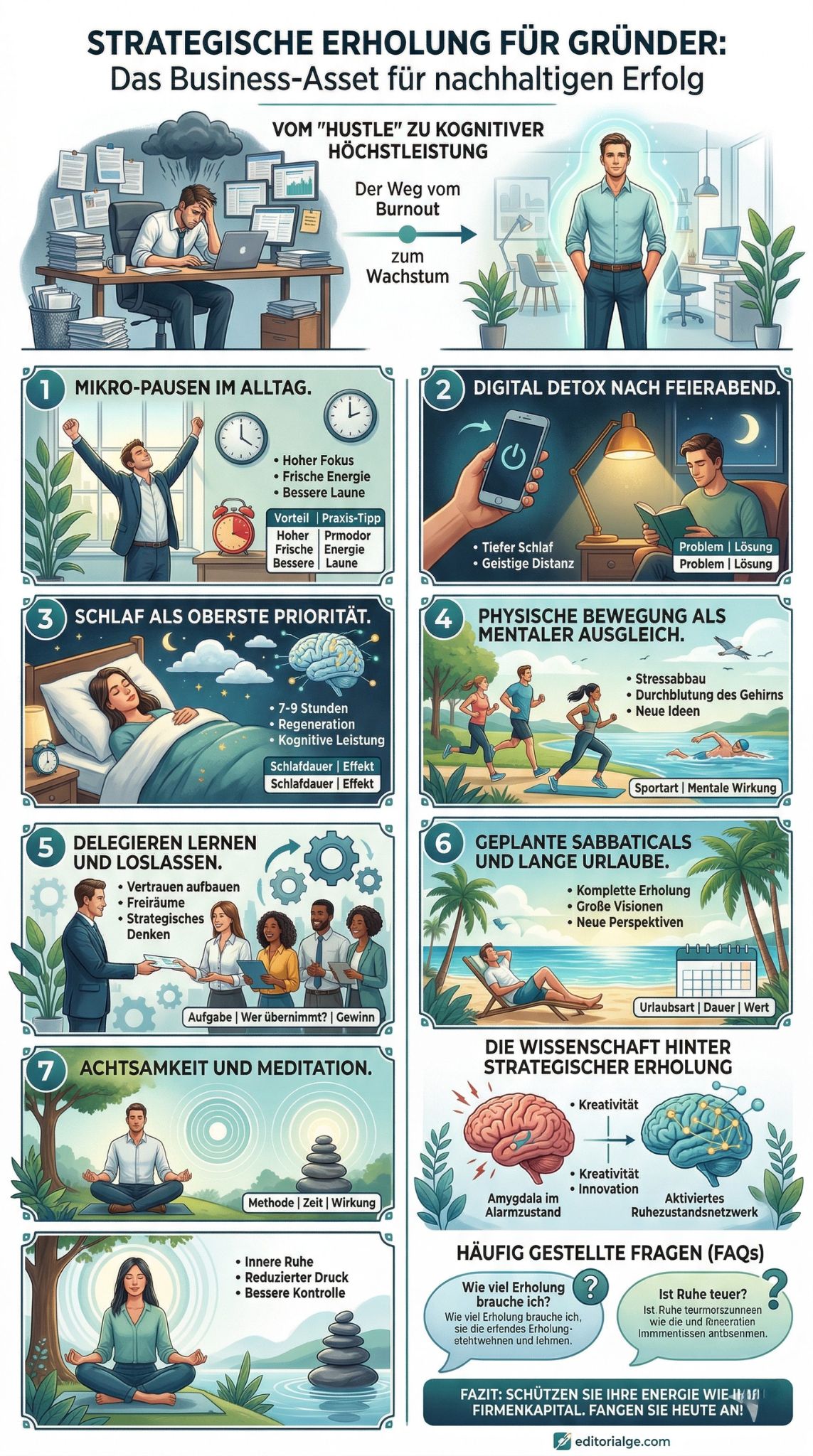 strategische Erholung für Gründer
