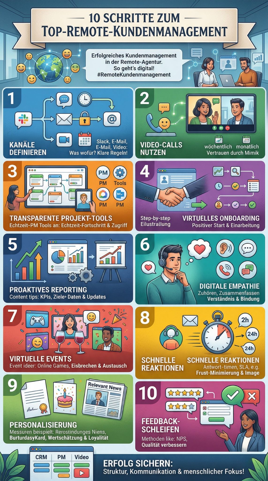 Kundenmanagement Remote Agentur