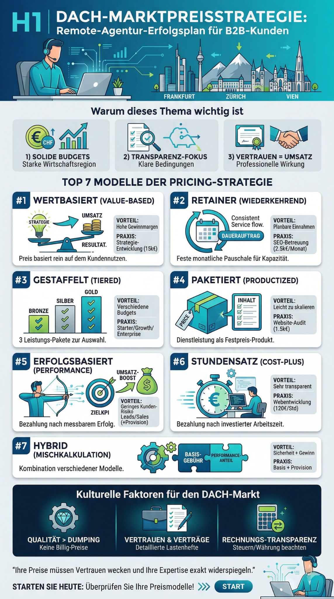 Pricing-Strategie für den DACH-Markt