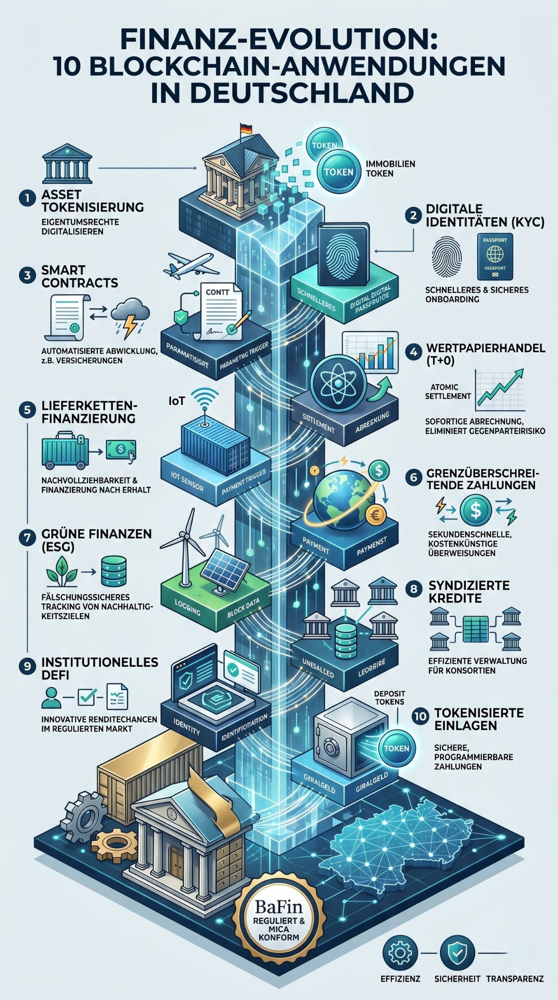 Blockchain-Anwendungen im Finanzwesen