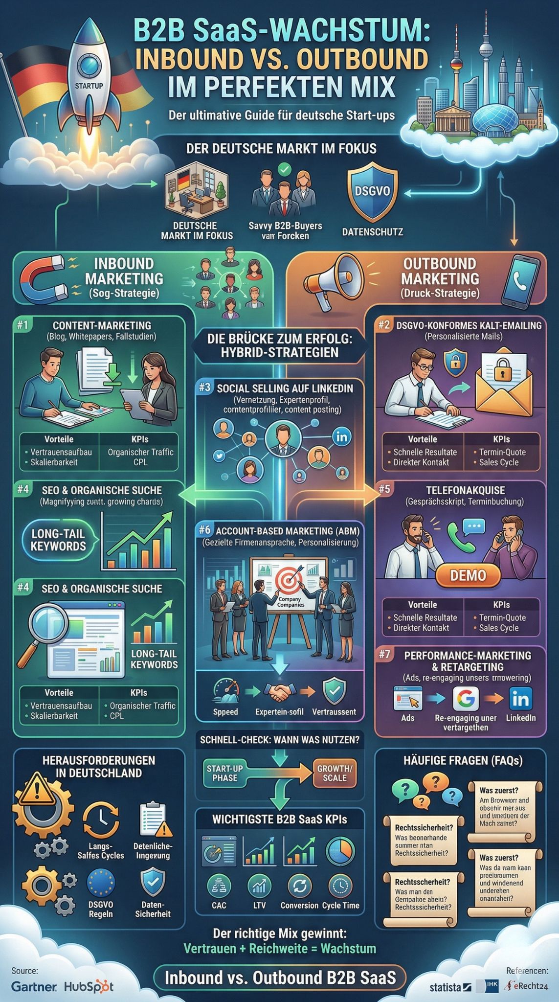 Inbound vs Outbound B2B SaaS