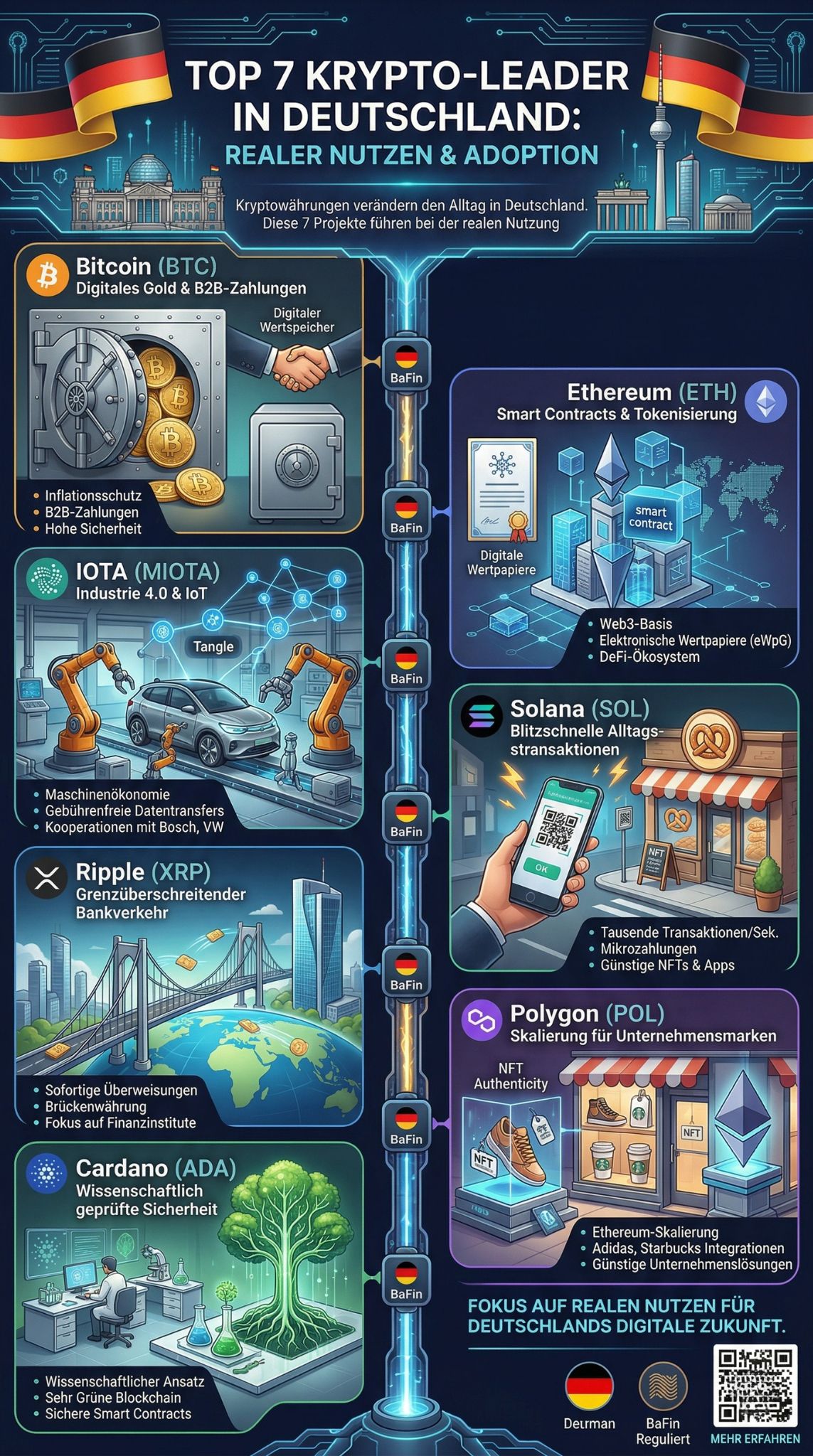 Kryptowährungen mit der höchsten realen Adoption