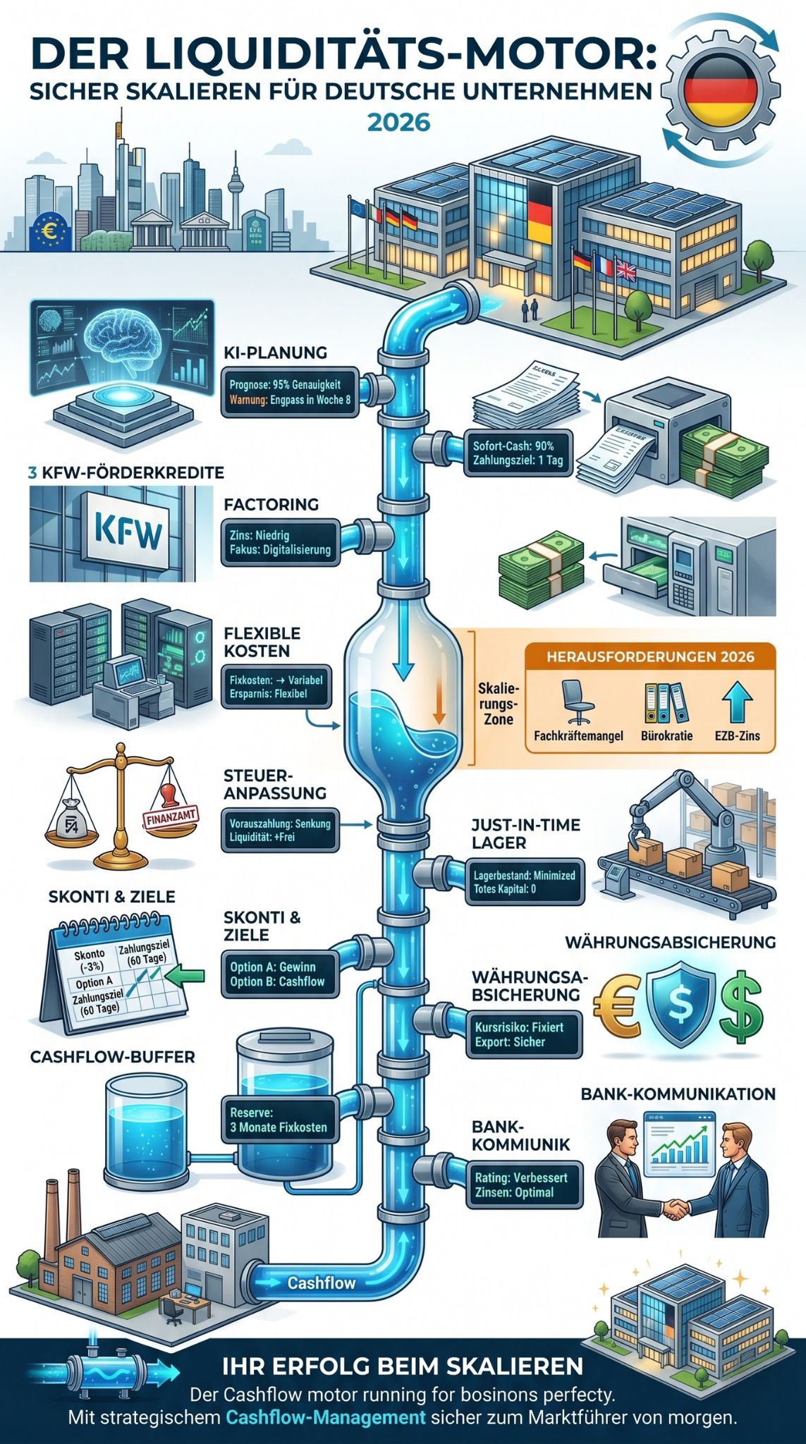 Cashflow-Management für wachsende deutsche Unternehmen