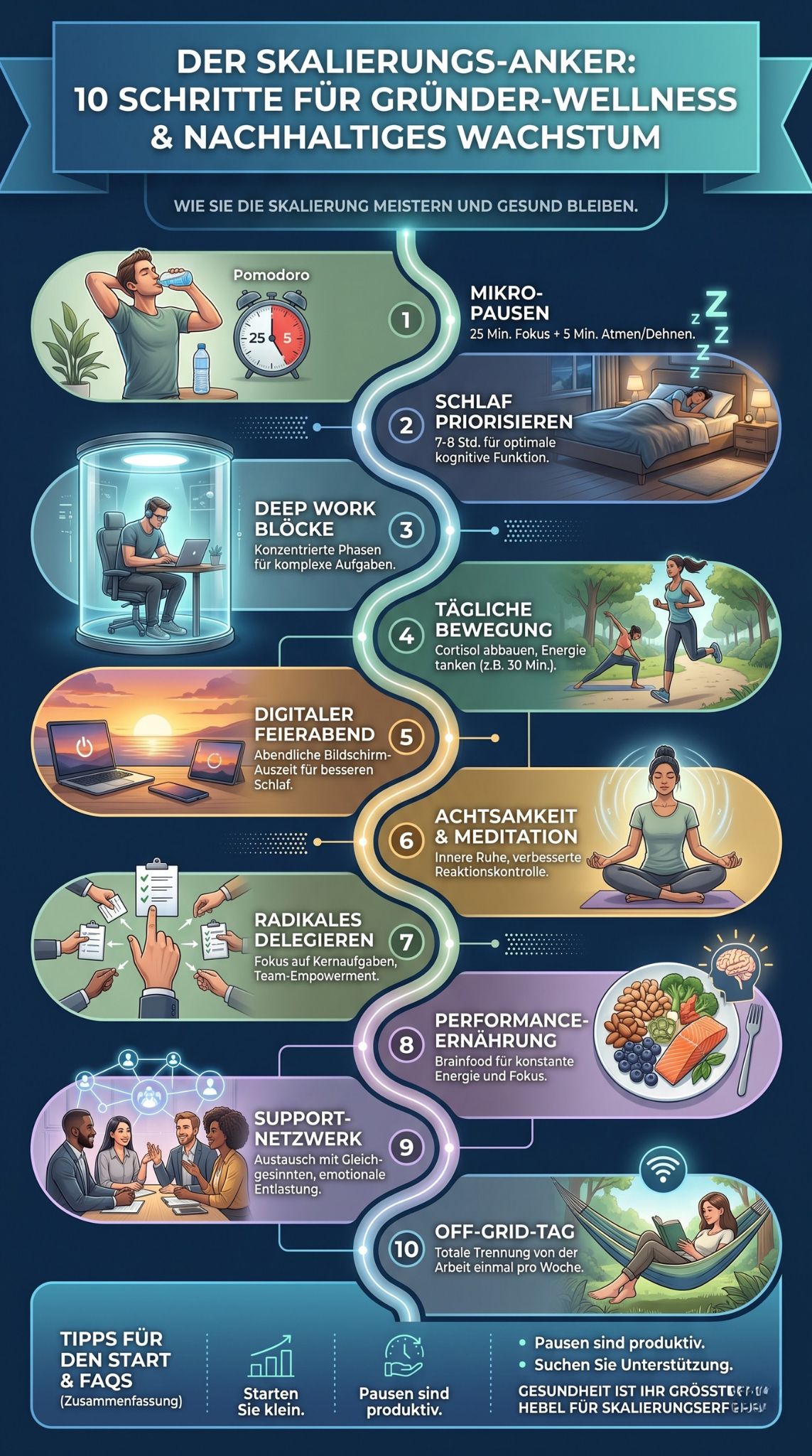 Wellness-Routinen für Unternehmer