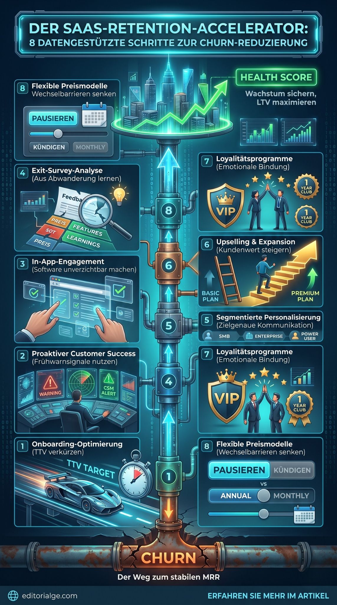 Strategien zur Reduzierung der Abwanderung