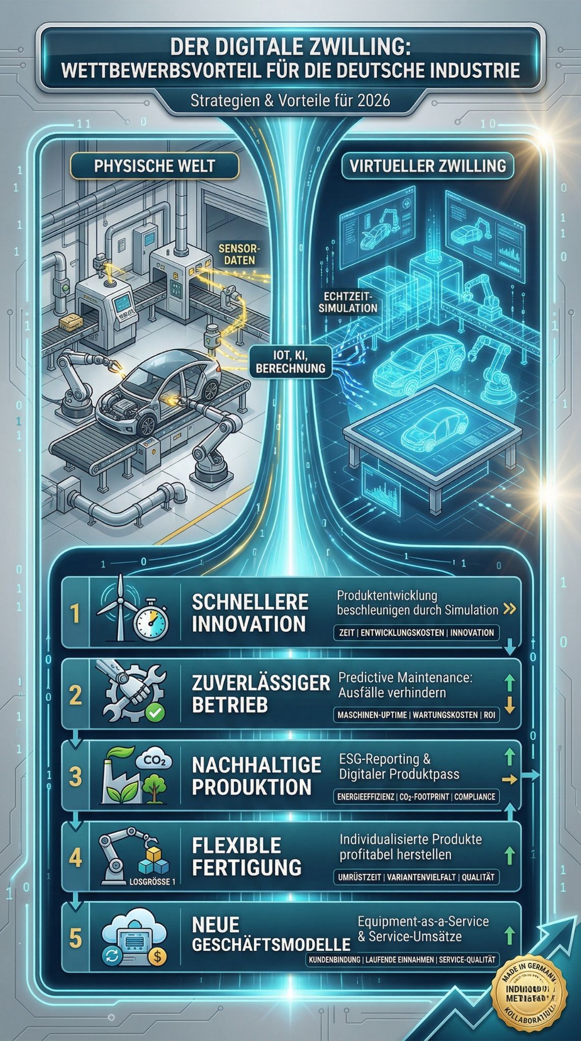 Digitaler Zwilling Wettbewerbsvorteil