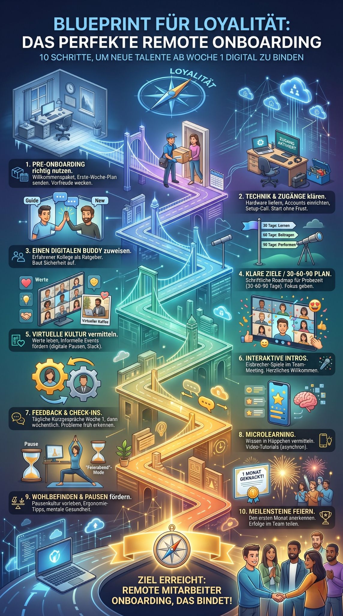 Remote Mitarbeiter Onboarding