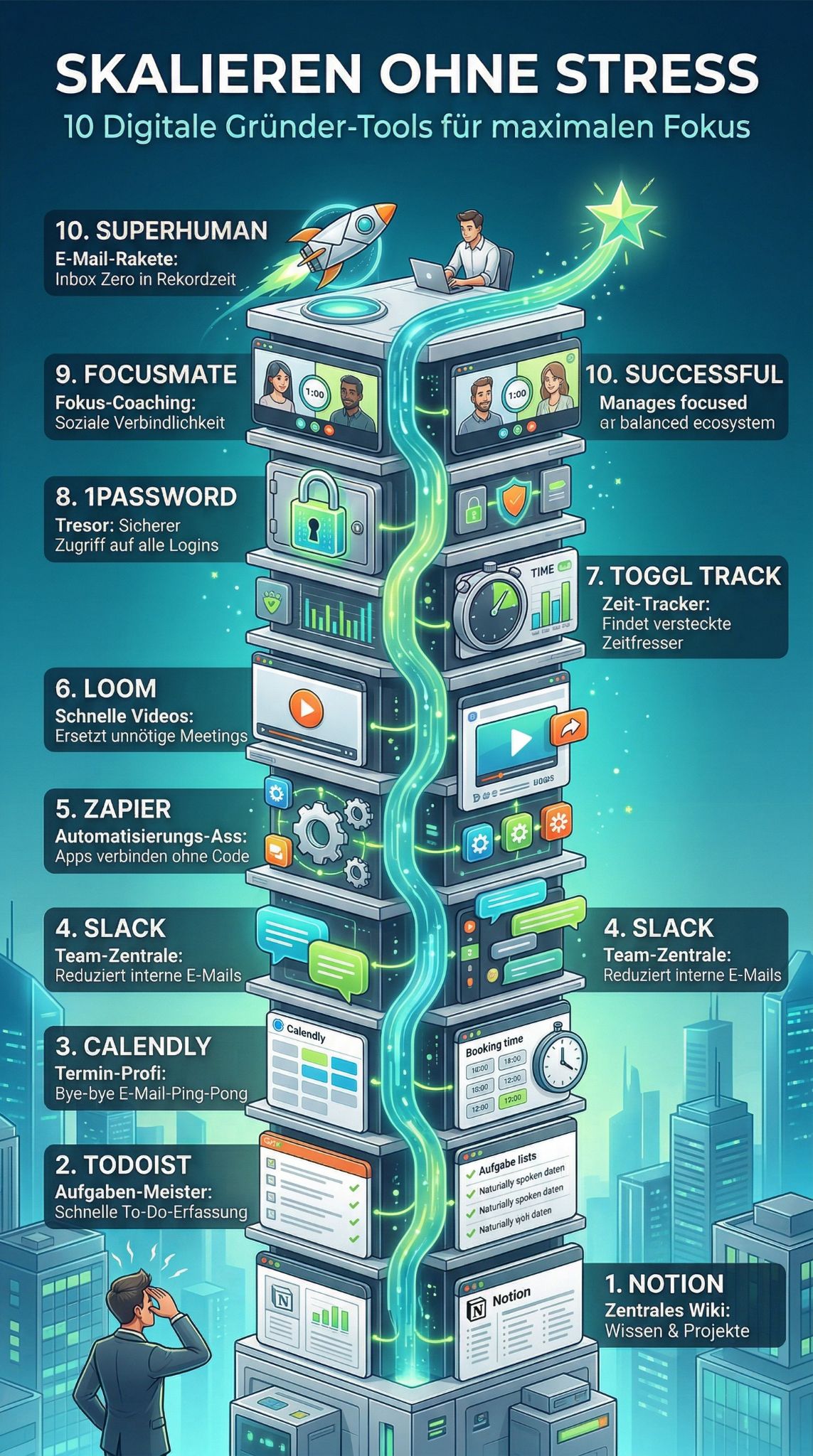 Gründer Produktivität Tools