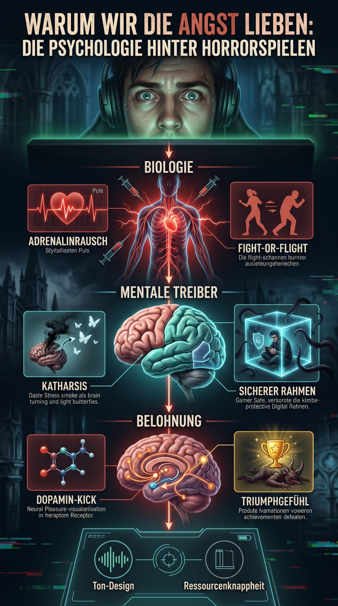 Psychologie der Horrorspiele