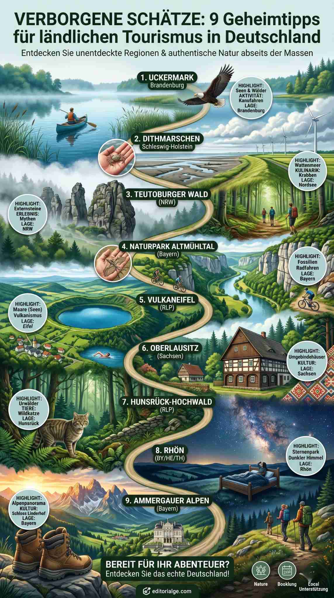 ländlicher Tourismus in Deutschland