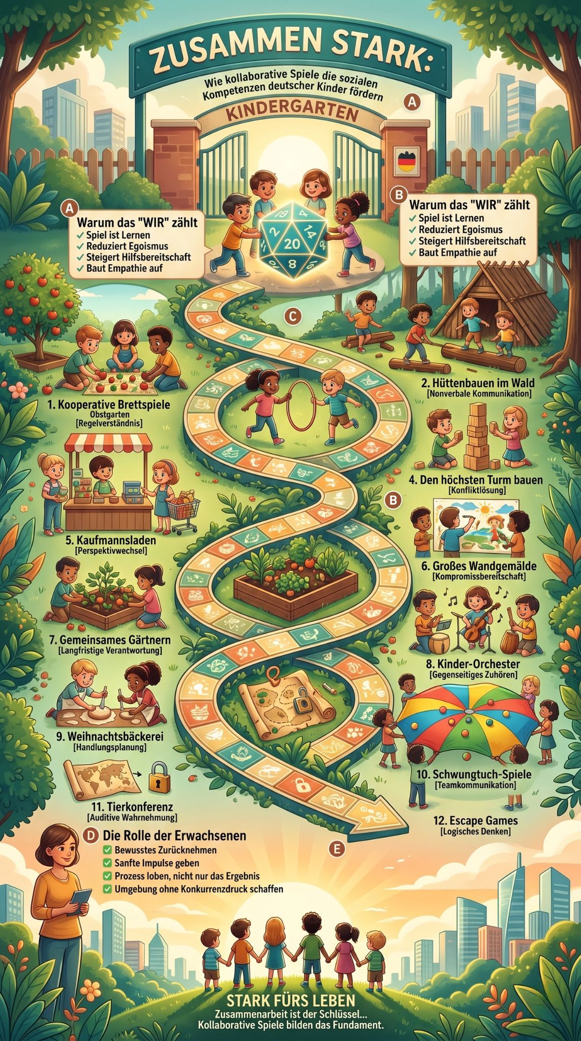 Kollaborative Spiele und soziale Kompetenzen