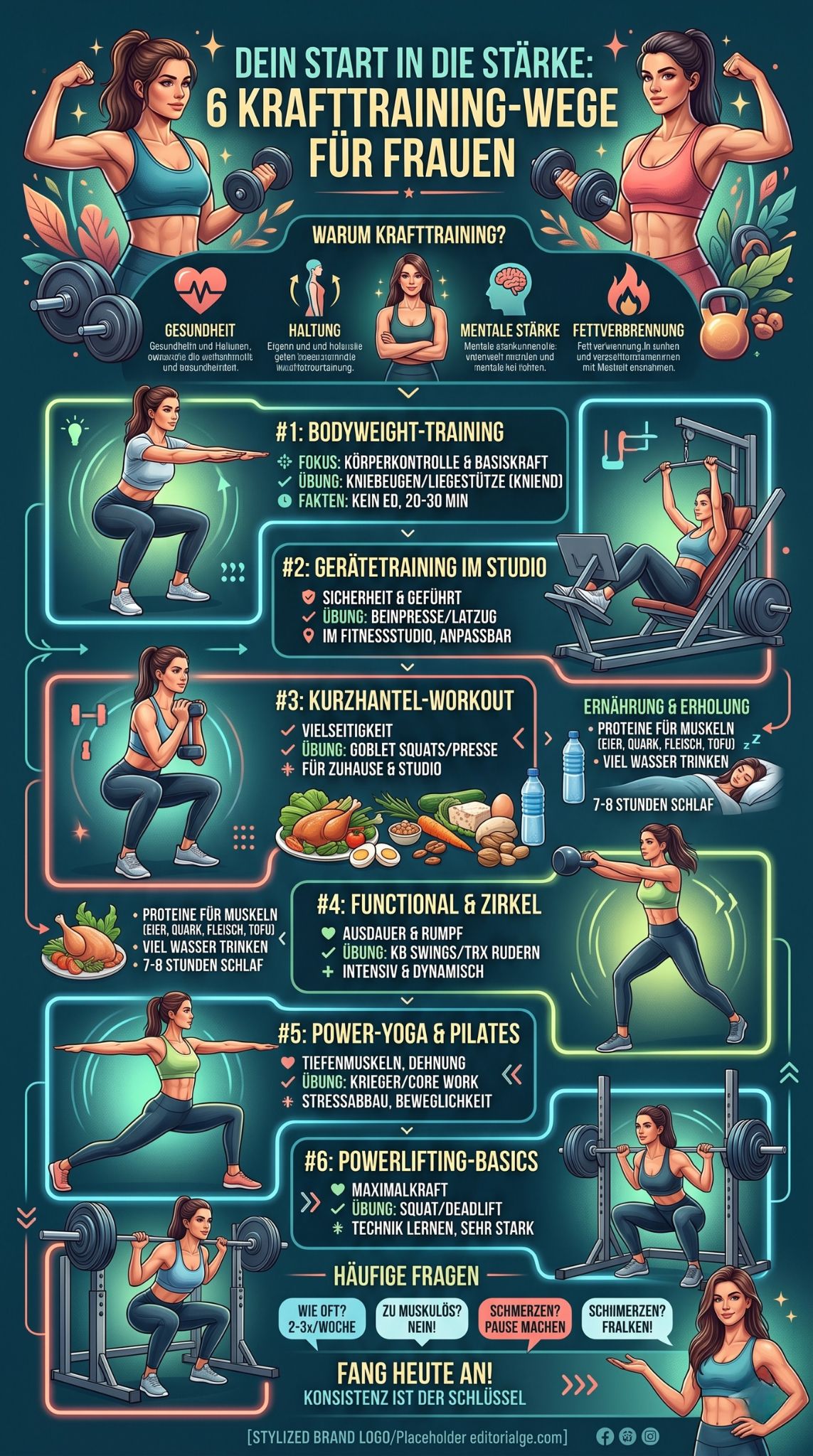 Krafttraining für Anfängerinnen