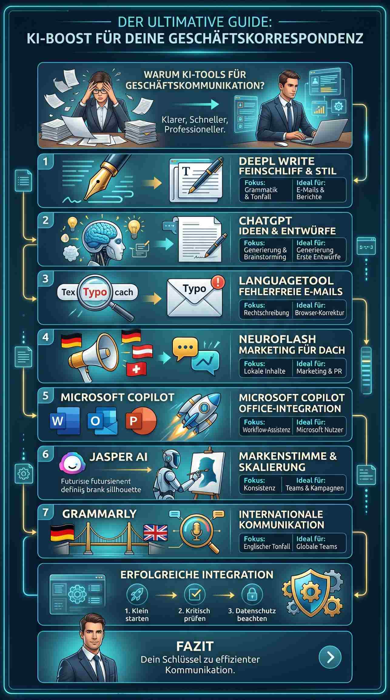 KI-Tools für Geschäftskommunikation
