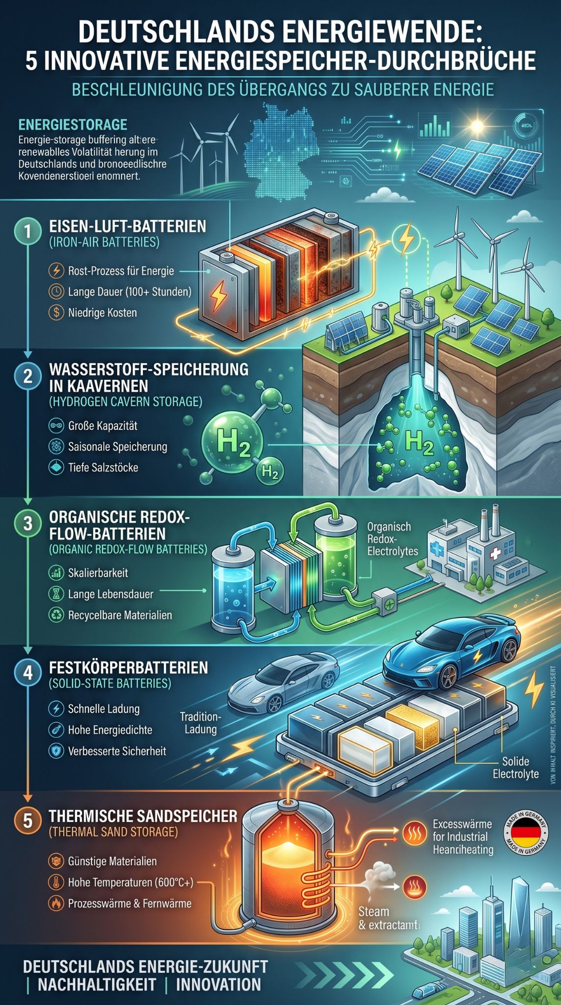 Energiespeicher-Durchbrüche in Deutschland