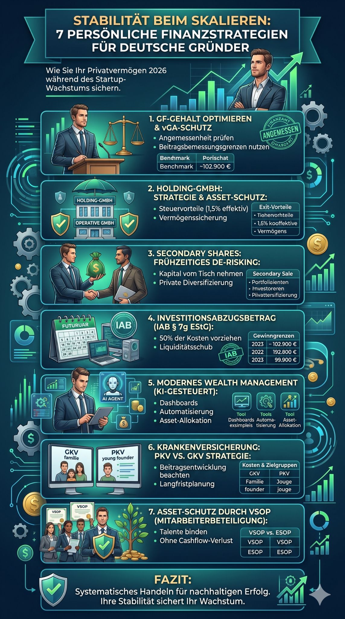 Persönliche Finanzstrategien für Gründer
