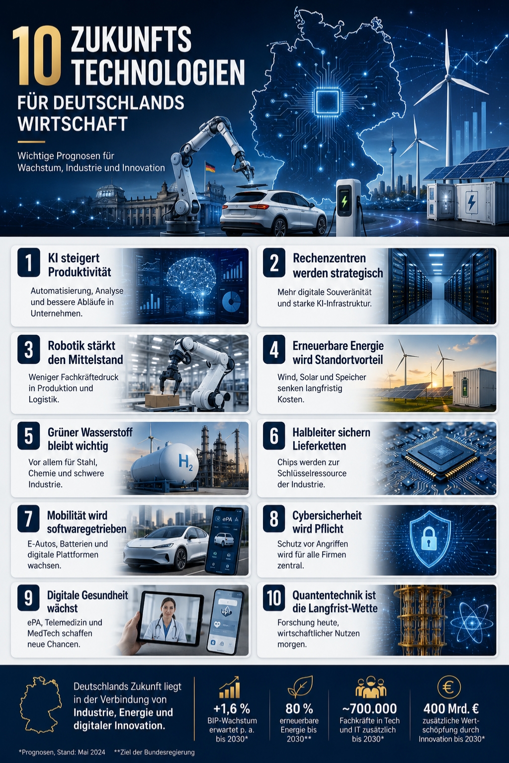 Zukunftstechnologie Deutschland Wirtschaft