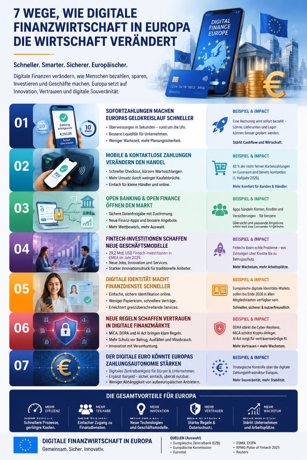 digitale Finanztransformation in Europa