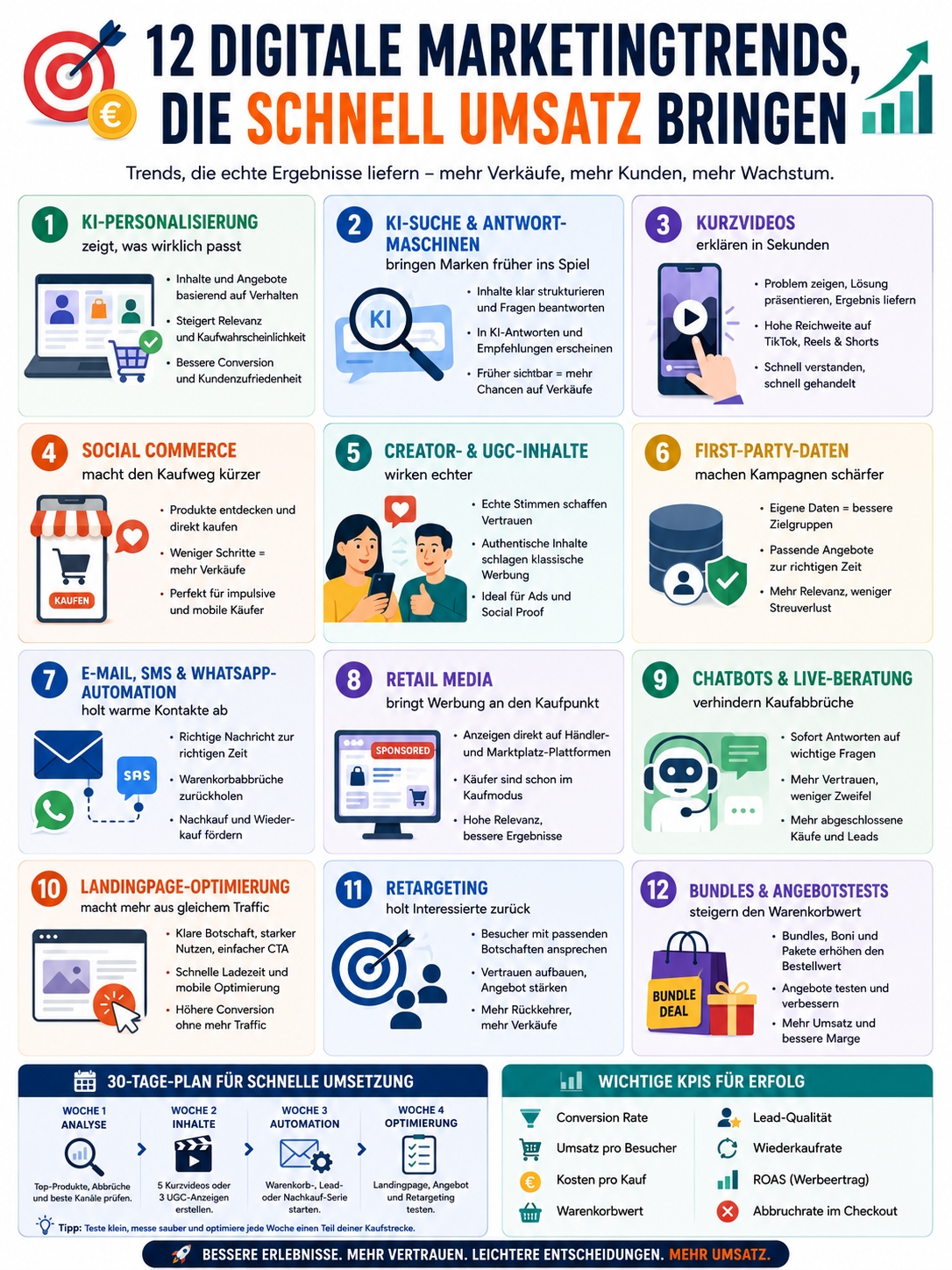 Digitale Marketingtrends die Umsatz bringen