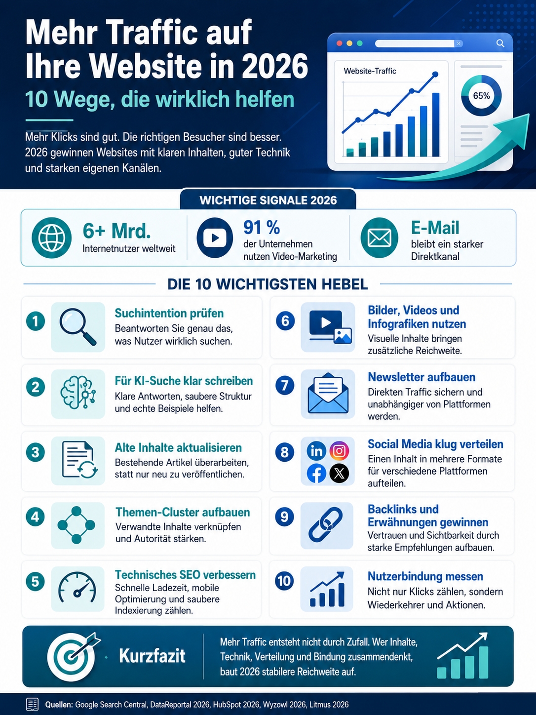 Mehr Traffic auf Ihre Website