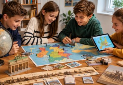 Geografie- und Geschichtsspiele für deutsche Kinder