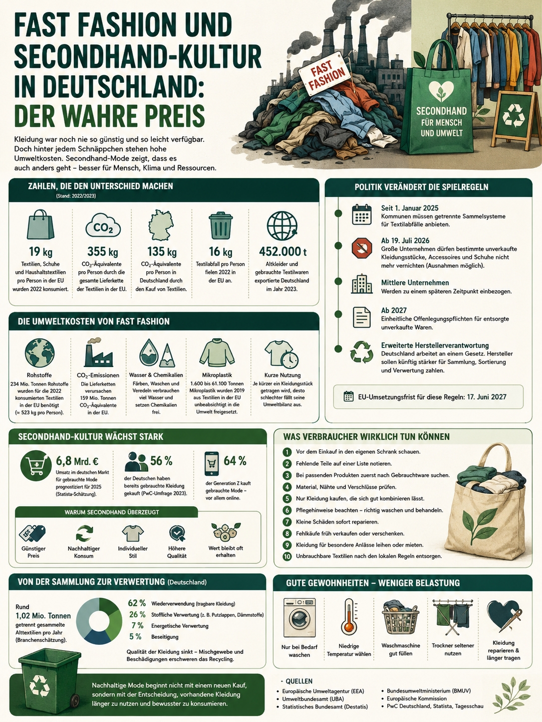 Fast Fashion und Secondhand-Kultur in Deutschland