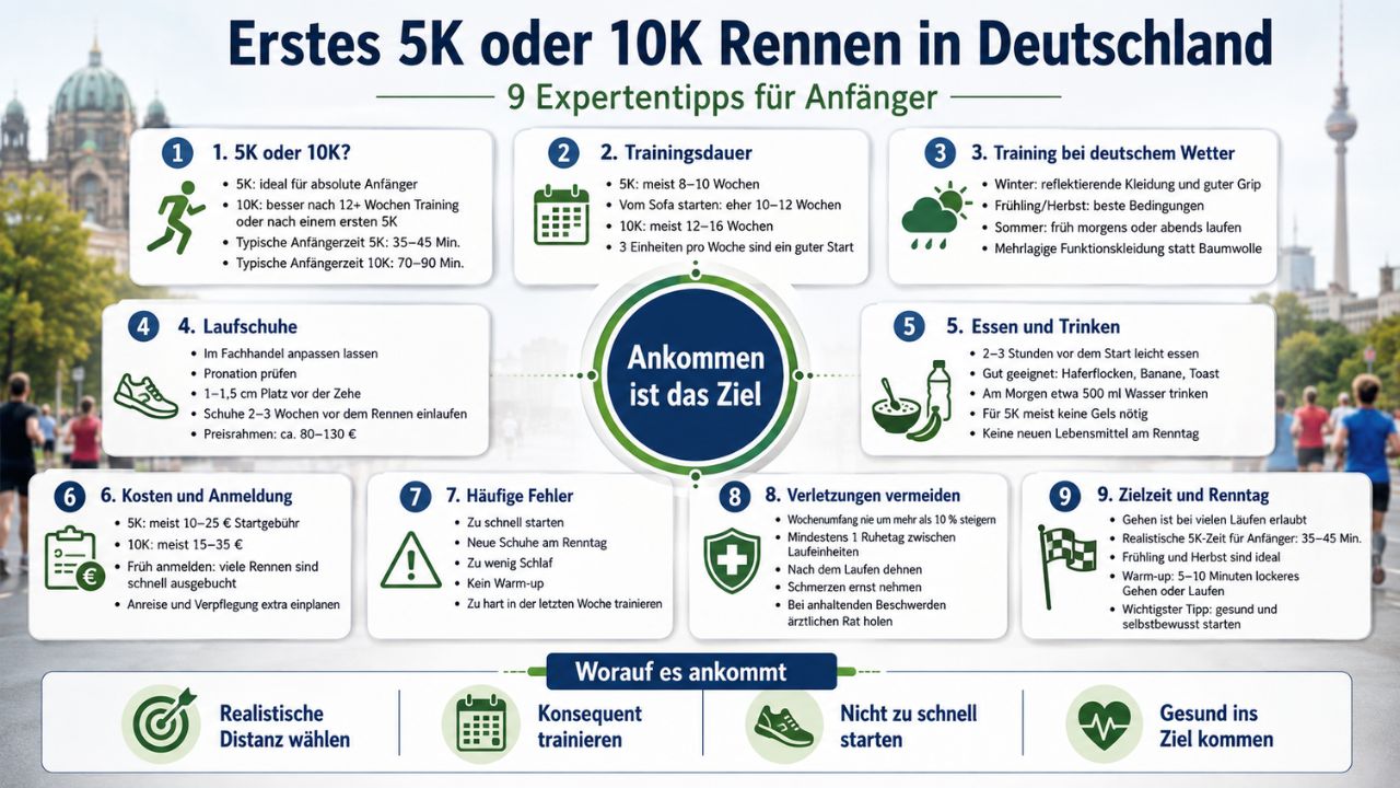 erster 5-km- oder 10-km-Lauf in Deutschland