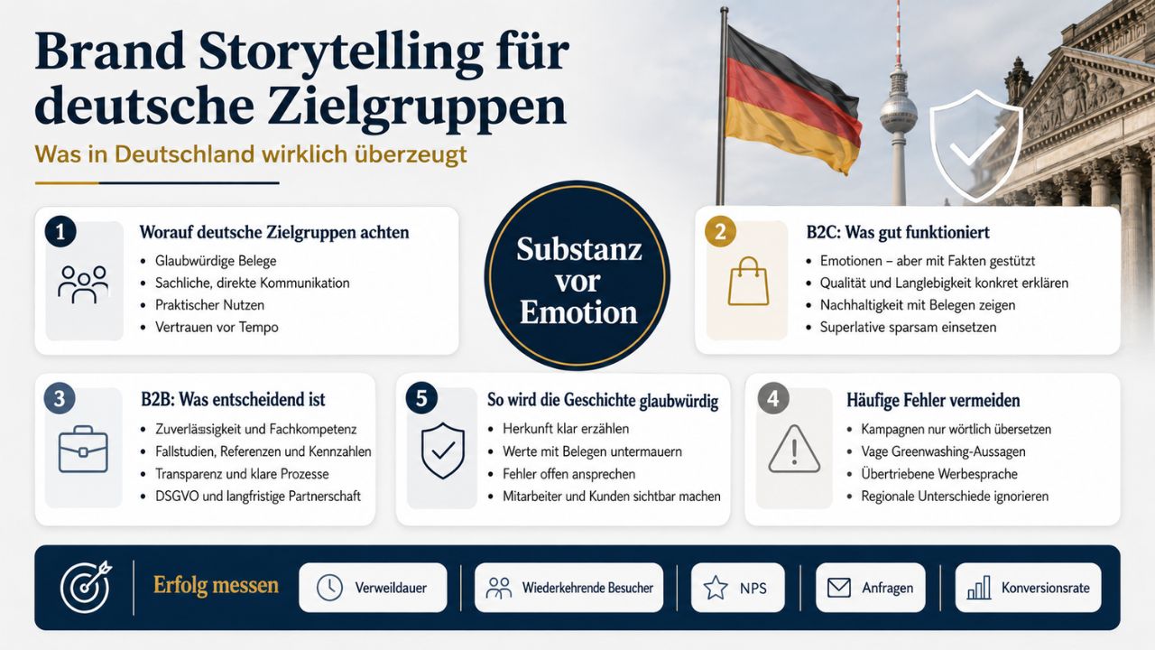Markenstorytelling für deutsche Zielgruppen