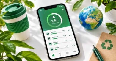 Apps zur Kohlenstoff Fußabdruck Reduktion