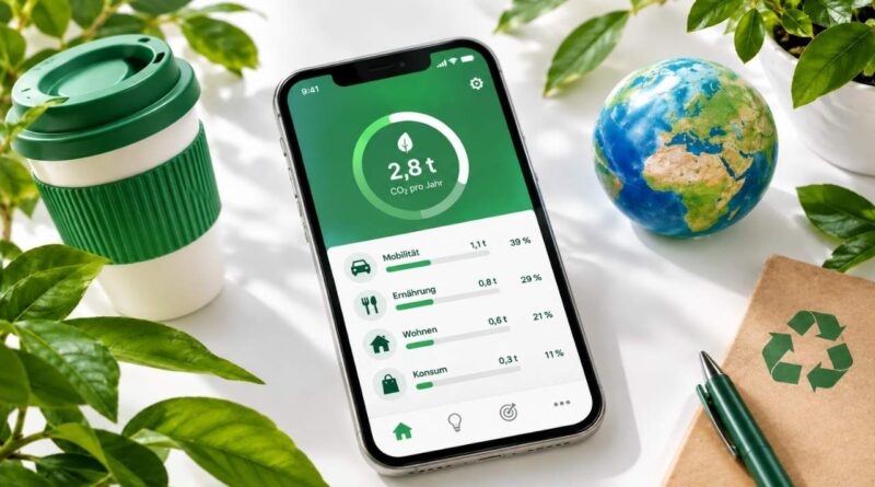 Apps zur Kohlenstoff Fußabdruck Reduktion