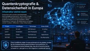 Quantenkryptografie Datensicherheit Europa, Infrastruktur wächst rasant